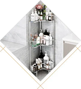 قفسه سازمان دهنده حمام فلزی